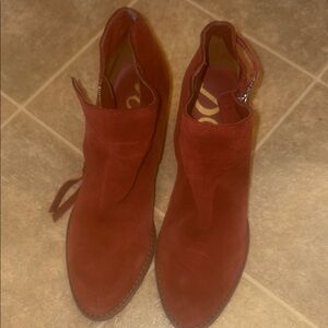 Sam Edelman Brown Suede Ankle Booties